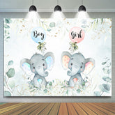 Lofaris mignon plantes vertes ballon bébé douche toile de fond