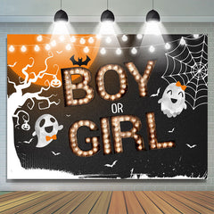 Garçon ou fille Halloween thème sexe révéler toile de fond