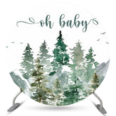 Cercle Oh bébé Jungle forêt bébé douche décors