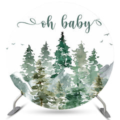 Cercle Oh bébé Jungle forêt bébé douche décors