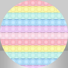 Cercle Pop It jouet anniversaire décors ronds pour fille