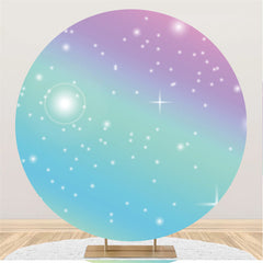 Toile de fond colorée Deram Glitter Round Happy Birthday