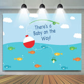 Toile de fond colorée Fish Boy First Birthday Photoshoot