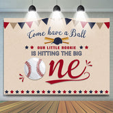 Venez avoir une toile de fond de joyeux anniversaire sur le thème du baseball