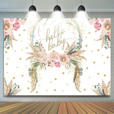 Toile de fond de douche de bébé Dreamcatcher Gender Reveal