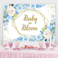 Toile de fond élégante et douce pour bébé en fleur
