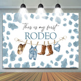 Première Toile de Fond Redeo Blue Spot Western Style 1e Anniversaire