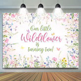 Papillon floral rose printemps joyeux 2e anniversaire toile de fond