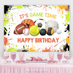 Girafe son temps de jeu joyeux anniversaire toile de fond pour enfant