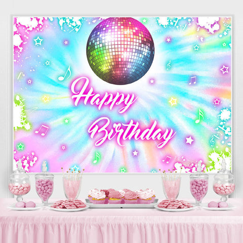 Graffiti et danse avec musique joyeux anniversaire toile de fond Graffiti et danse avec musique joyeux anniversaire toile de fond