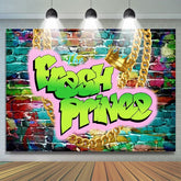 Brique de graffiti The Fresh Prince Baby Shower Toile de fond