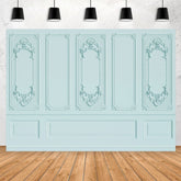 Toile de Fond de joyeux anniversaire de thème de porte verte pour la fête