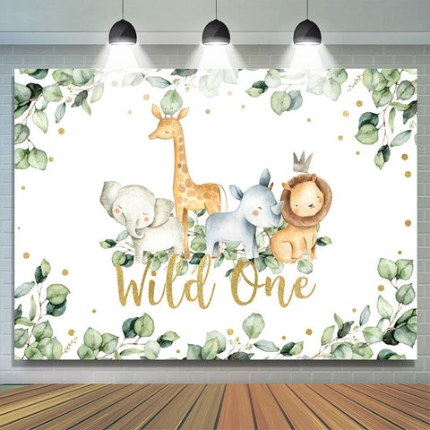 Feuilles Vertes Et Animaux Sauvages Un Anniversaire Toile De Fond Feuilles Vertes Et Animaux Sauvages Un Anniversaire Toile De Fond