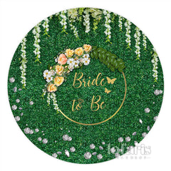 Feuilles vertes mariée florale jaune pour être toile de fond de mariage