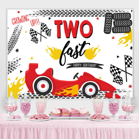 Grandir deux dernières voitures de course joyeux anniversaire toile de fond Grandir deux dernières voitures de course joyeux anniversaire toile de fond