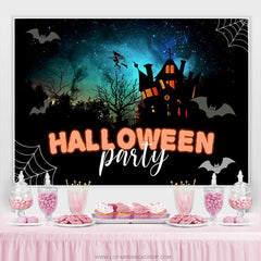 Thème de la nuit d'Halloween Soirée de bienvenue Toile de fond Nuit