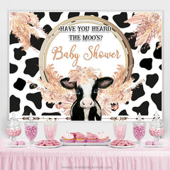 Avez-vous entendu la toile de fond de décoration de douche de bébé Moos
