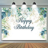 Type de feuilles Toile de fond simple joyeux anniversaire pour la fête