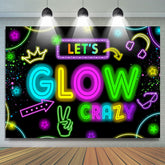 Lets Clow Crazy Theme Bannière de fond de joyeux anniversaire