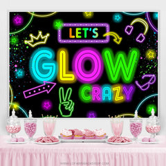 Lets Clow Crazy Theme Bannière de fond de joyeux anniversaire