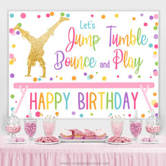 Permet de sauter, de rebondir et de jouer à la toile de fond Joyeux anniversaire