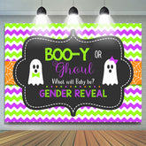 Little Boo What Will Baby Gender Reveal Toile de fond