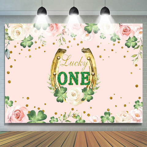 Chanceux une fleur rose joyeux anniversaire toile de fond pour fille Chanceux une fleur rose joyeux anniversaire toile de fond pour fille
