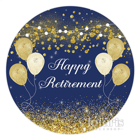 Bleu marine avec ballons cercle joyeux anniversaire toile de fond Bleu marine avec ballons cercle joyeux anniversaire toile de fond