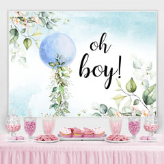 Oh Boy Blue Ball laisse toile de fond de douche de bébé pour la fête