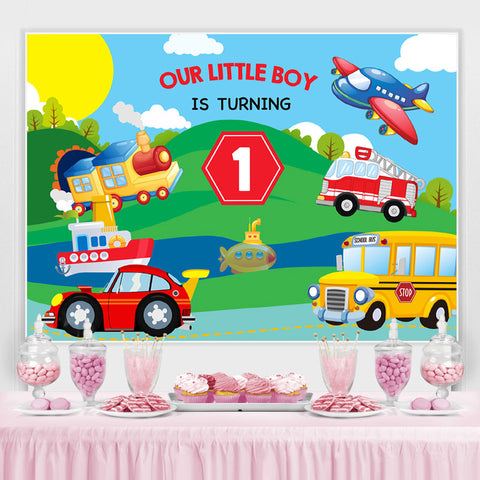 Notre petit garçon tourne le premier joyeux anniversaire Notre petit garçon tourne le premier joyeux anniversaire