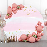 Fond De Joyeux Anniversaire Cercle De Paillettes Rose Et Blanc