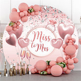 Les ballons de coeur rose doux encouragent la toile de fond de mariage
