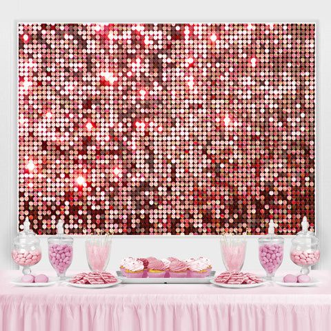 Toile de fond d'anniversaire rose paillettes bokeh spot pour fille Toile de fond d'anniversaire rose paillettes bokeh spot pour fille
