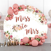 Toile de fond ronde joyeux anniversaire fleurs violettes et roses