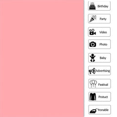 Toile de fond de f¨ote simple solide rose rose pour photo