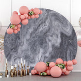 Toile De Fond D'anniversaire Abstrait Simple Rond Gris Et Blanc