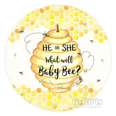Autour de lui ou elle ce qui va bébé abeille toile de fond de douche de bébé