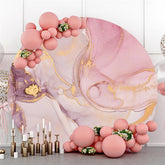 Toile de fond ronde sur le thème de l'art abstrait violet et rose doux