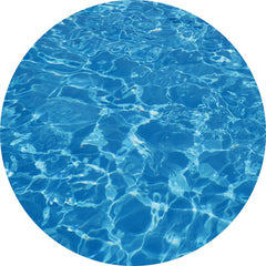 Toile De Fond Ronde D'été D'eau Bleue Étincelante Pour La Fête