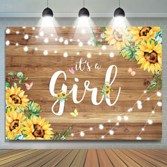 Tournesol It s A Girl Baby Shower Photoshoot toile de fond