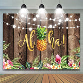 Toile de fond d'été tropicale hawa?enne Luau pour décor de fête