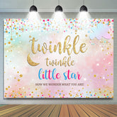 Toile de fond Twinkle Twinkle Little Star Bokeh douche de bébé