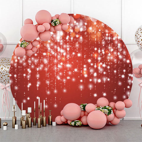 Toile de fond de cercle de bokeh rouge de cordes blanches pour l'anniversaire Toile de fond de cercle de bokeh rouge de cordes blanches pour l'anniversaire