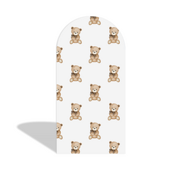 Toile de fond pour arche ours en peluche C'est un garçon pour fête anniversaire