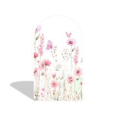 Toile de fond pour arche Joyeux Anniversaire fleur