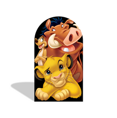 Housse pour arche fête anniversaire Baby Shower Le Roi Lion