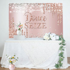 Rose Or Bokeh diamant Doux Seize Anniversaire Toile de fond