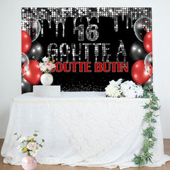 Guirlande 16 Noir Et Argent Paillettes Anniversaire Toile de fond