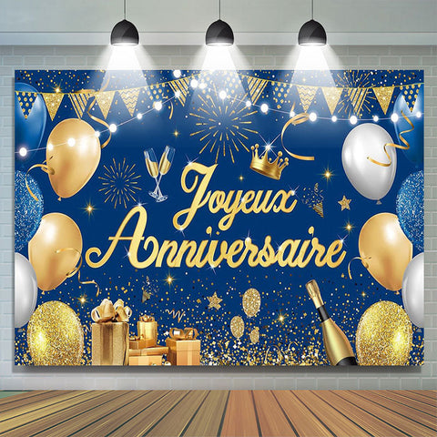 Decoration Anniversaire Banderole Joyeux Anniversaire