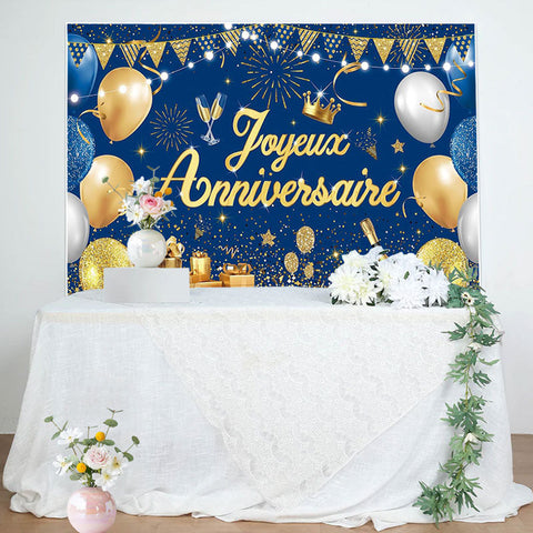 Decoration Anniversaire Banderole Joyeux Anniversaire